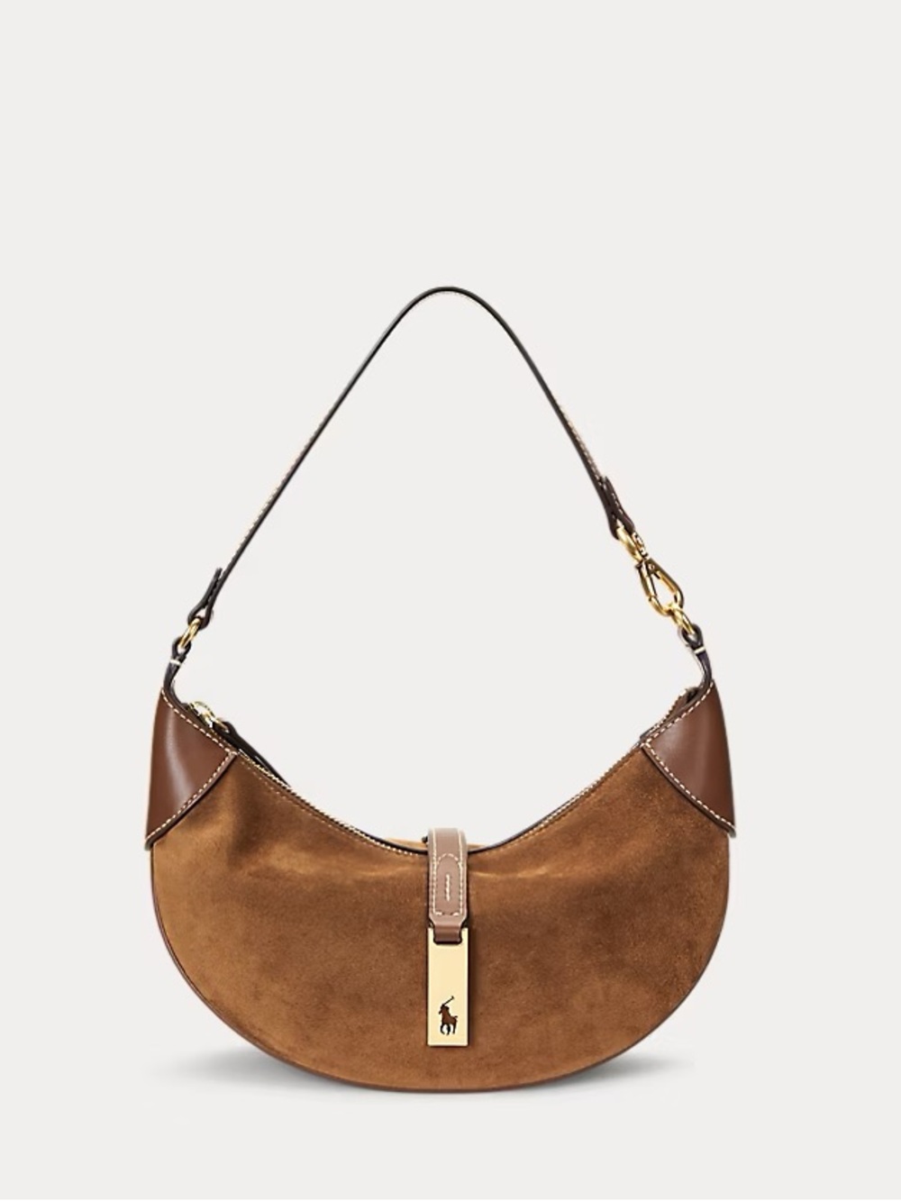 Ralph Lauren Polo id mini suede should bag - Picture 2 of 6